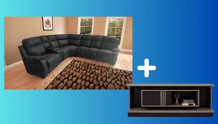 Winston Corner Lounge Suite + Brazilia TV Unit