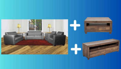 Texas Lounge Suite + Reno Coffee Table + Reno TV Unit