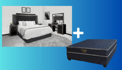 Atlas Bedroom Suite + 152cm Classic Coil Base Set