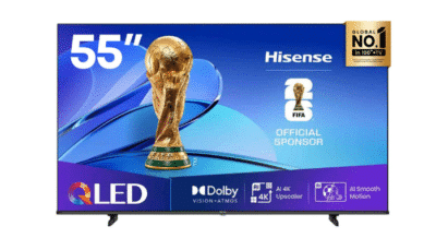 Hisense 55" QLED 4K Vidaa Smart TV
