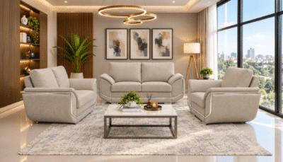Calypso Leather Lounge Suite